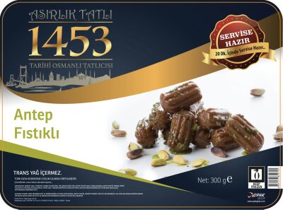 Donuk Tulumba 300 gr   Antep Fıstıklı