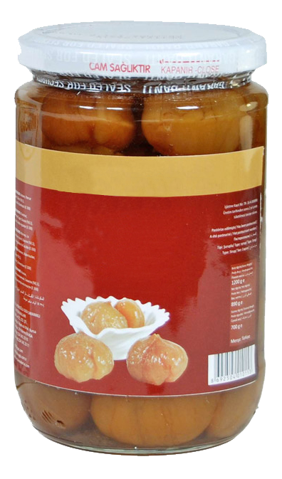 Kestane Şekeri Cam Kavanoz  500 gr